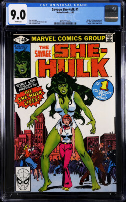 Savage She-Hulk #1 (Marvel Comics – 2/80) White Pages